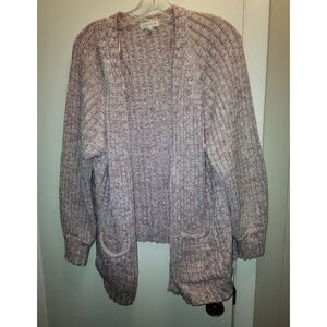 Women's Pink Knit Cardigan